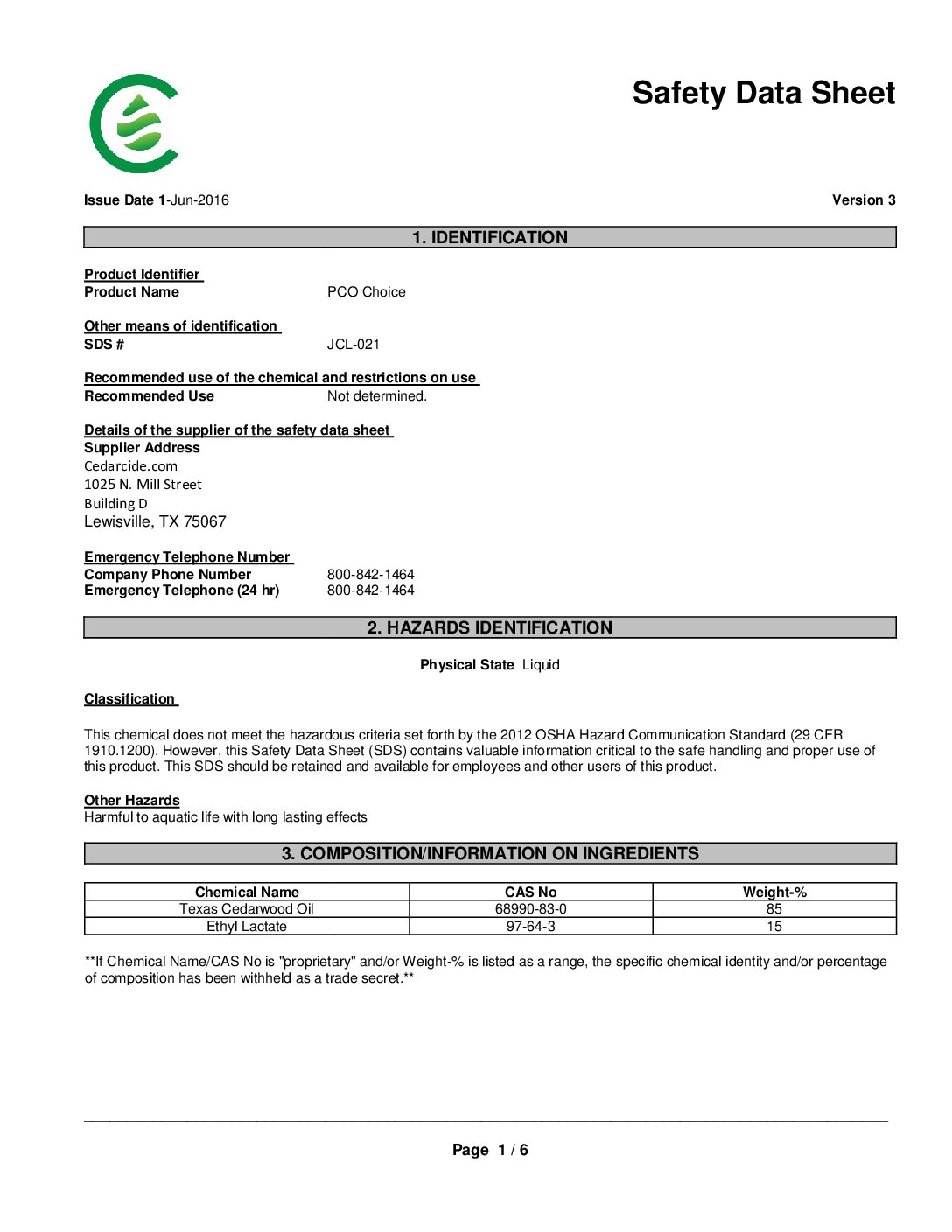 pcochoice_cedaroil_sds